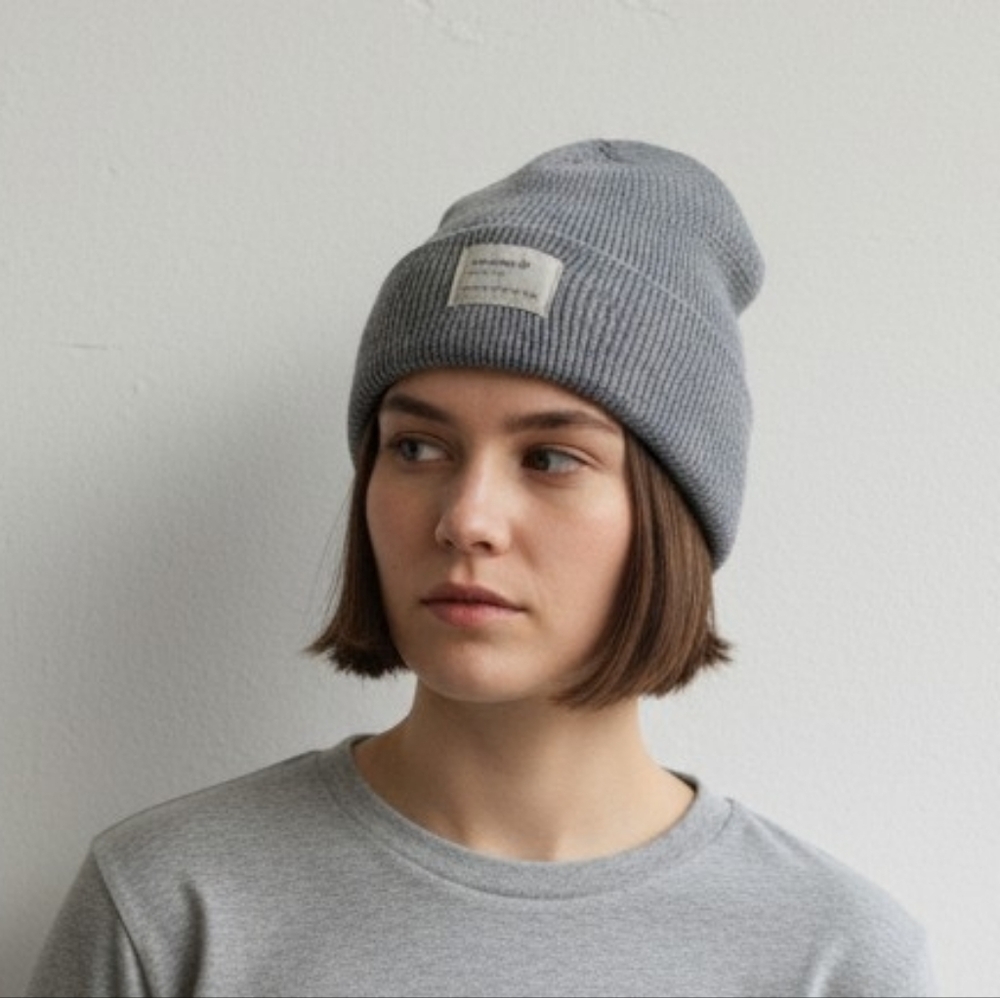 Norrona /29 Heavy Cotton Grey Melange Unisex Beanie One Size